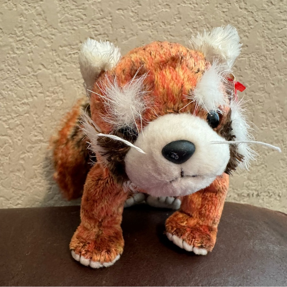 Vintage WT 2002 Ty Beanie Babies Rusty Raccoon